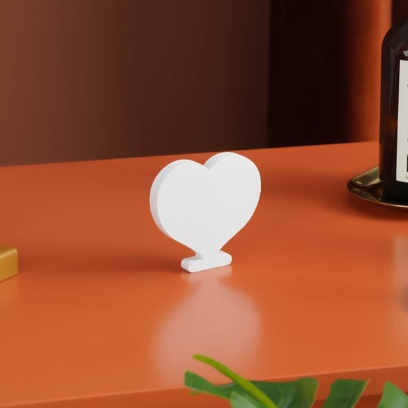 1pc Heart Shaped Art Decoration - Picture 4 of 4